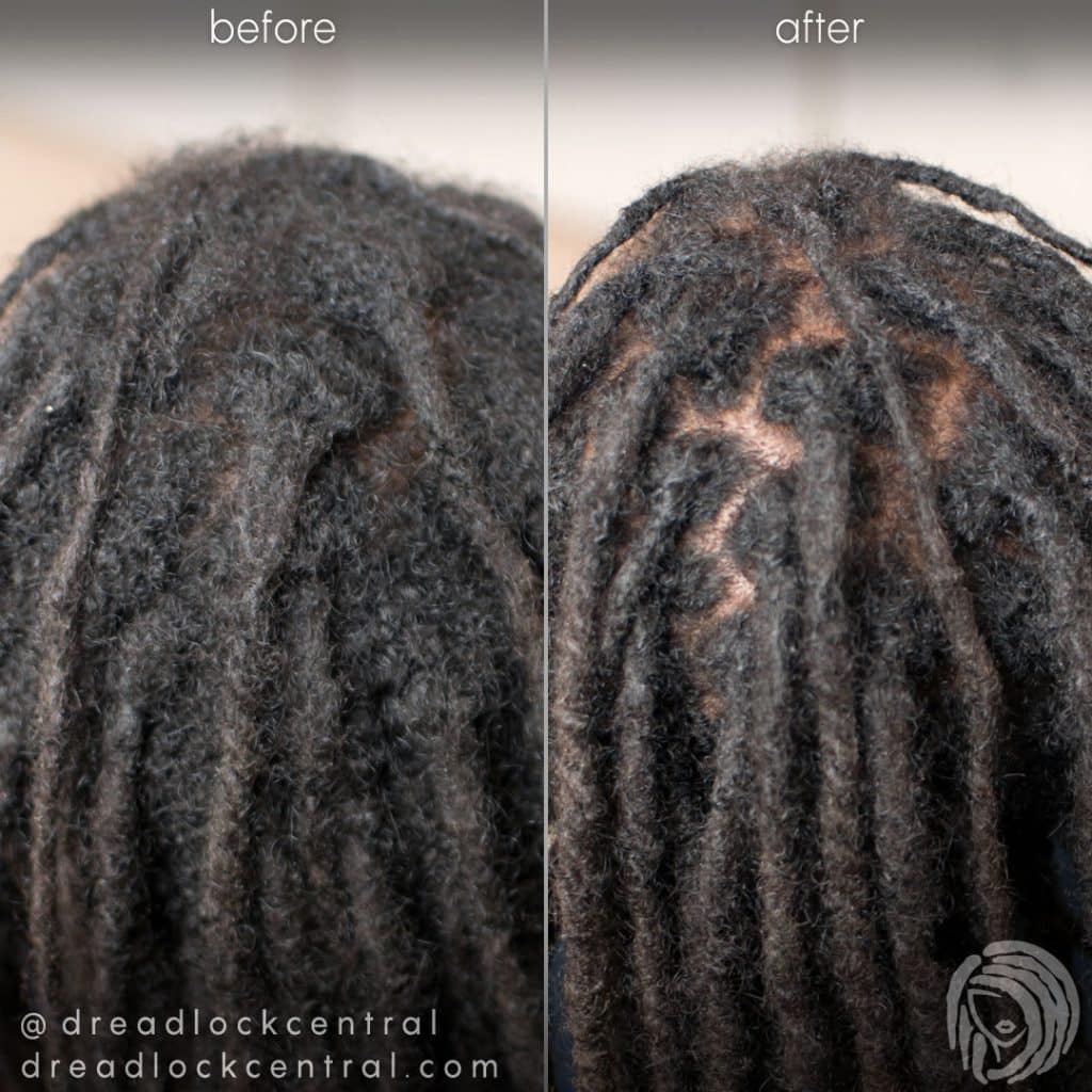 Dreadlock Maintenance on Afro Hair