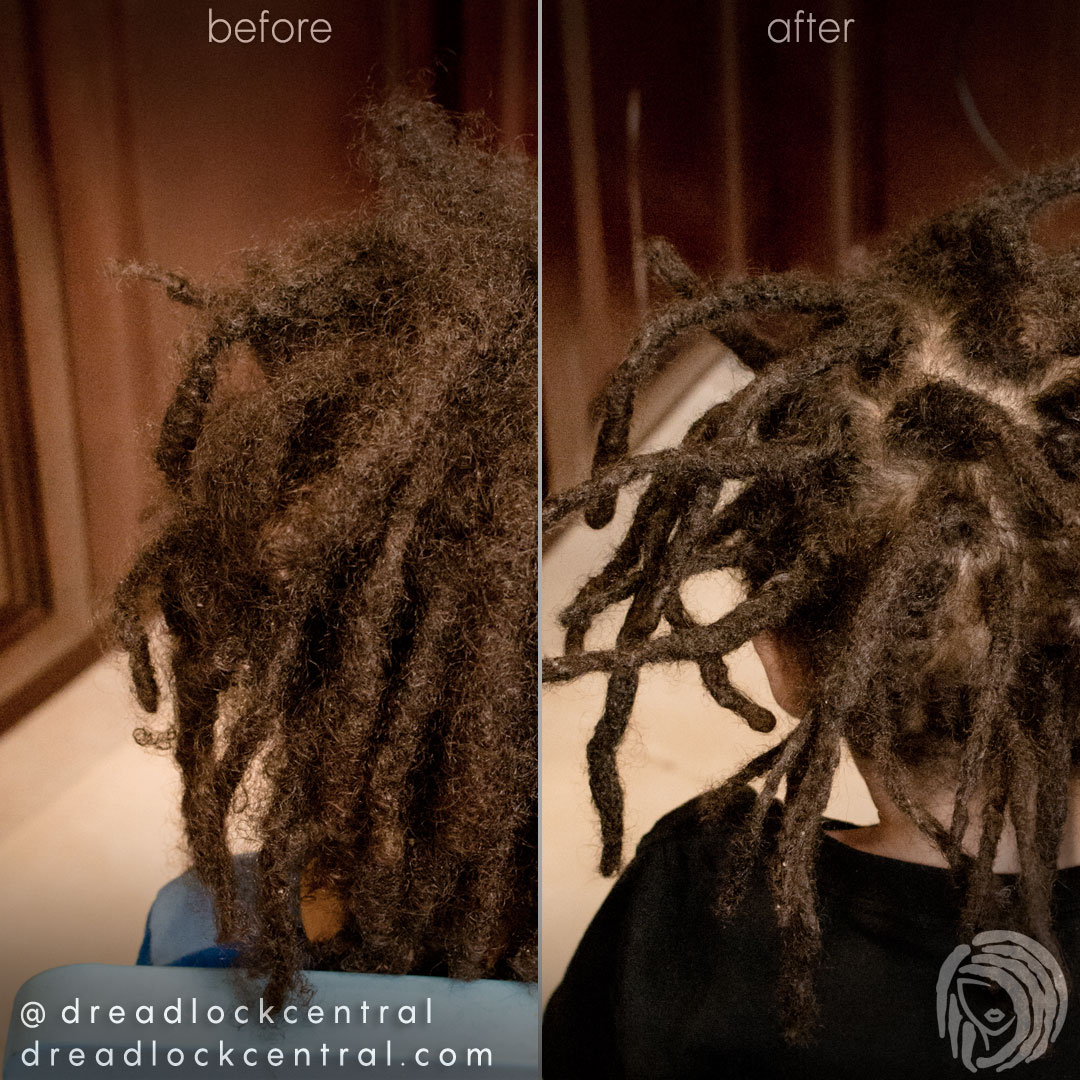Dreadlock Tightening on two year old boy