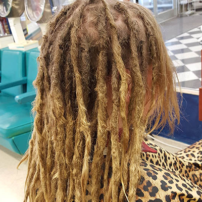Woman with Dreads